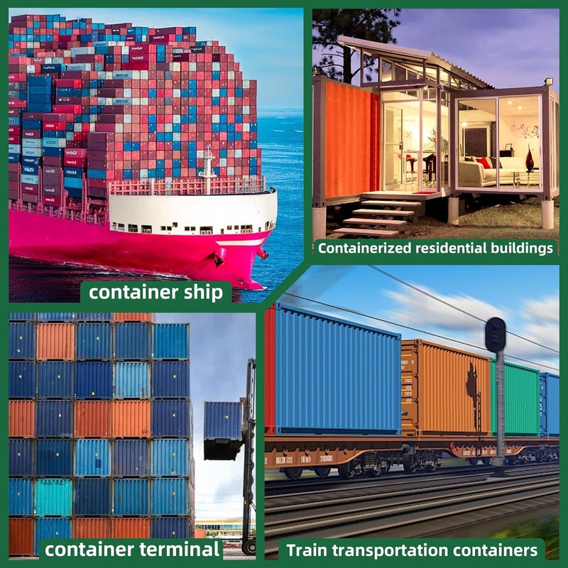Ustinian 4 Pack Shipping Container Anchors, Shipping Containers Side Twist Lock, Heavy Angle Iron Shipping Container Tie Downs for Anchoring to Rock Floor or Cement - Image 5